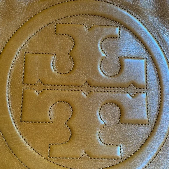 TORY BURCH COGNAC PURSE - Picture 7 of 9